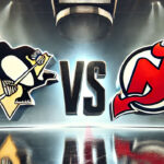 How to Watch Pittsburgh Penguins vs New Jersey Devils Game on TV – April 11, 2025 Pittsburgh Penguins vs New Jersey Devils logos with hockey arena background – April 11, 2025 game preview