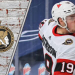 Drake Batherson Buzz: Will the Senators Trade Their Winger? Ottawa Senators winger Drake Batherson in action, pondering trade rumors.