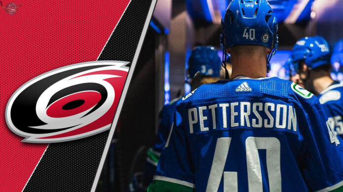 Elias Pettersson Vancouver Canucks Carolina Hurricanes trade rumors