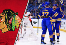 Buffalo Sabres and Chicago Blackhawks NHL trade rumor involving Bowen Byram and JJ Peterka