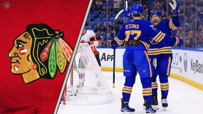 Could Bowen Byram and JJ Peterka Be Headed to Chicago? Buffalo Sabres and Chicago Blackhawks NHL trade rumor involving Bowen Byram and JJ Peterka