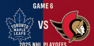 Toronto Maple Leafs and Ottawa Senators face off in Game 6 of the 2025 NHL Playoffs