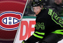 Mikael Granlund in a Dallas Stars uniform, subject of Montreal Canadiens NHL trade rumors for a second-line center role.