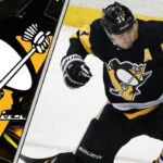 Evgeni Malkin celebrates a goal.