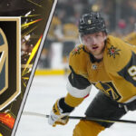 Jack Eichel Point Projections 2025-26: The Path to a Century Season A focused Jack Eichel in his Vegas Golden Knights jersey, representing his 2025-26 point projections for fantasy hockey.