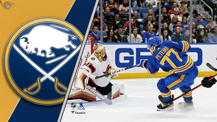 The Core of the JJ Peterka Rumors: Commitment Issues and an Offer Sheet Cloud Buffalo Sabres forward JJ Peterka skates with the puck, amid swirling NHL trade rumors and potential offer sheet discussions.