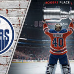 Alexandar Georgiev to the Oilers? Analyzing the High-Risk Rumor That Could Win McDavid a Cup From behind, Edmonton Oilers goalie Alexandar Georgiev, wearing jersey number 40, lifts the Stanley Cup high above his head in celebration at center ice of a packed Rogers Place arena.