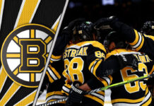 The Boston Bruins logo is pictured, symbolizing the latest Boston Bruins news about their 2026 free agency plans.