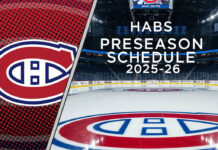 Montreal Canadiens Preseason Schedule 2025-26