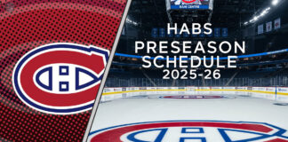 Montreal Canadiens Preseason Schedule 2025-26