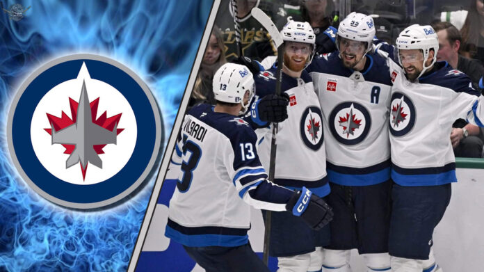The Winnipeg Jets' 2025-26 Preseason Schedule is More Than Just a Warm-Up Winnipeg Jets preseason schedule 2025 featuring jets players to the right and the Winnipeg Jets logo to the left