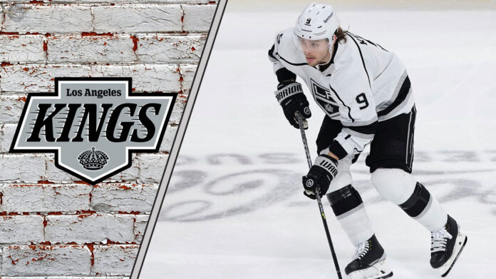 adrian-kempe-fantasy-projection-2026 Adrian Kempe of the LA Kings skates on the ice