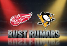 Pittsburgh Penguins forward Bryan Rust is the subject of trade rumors connecting him to the Detroit Red Wings.