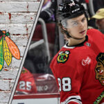Chicago Blackhawks Season Preview 2025-26: The 2 Burning Questions That Will Make or Break Their Season An action shot of Connor Bedard skating during a Chicago Blackhawks game.