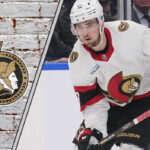 Ottawa Senators forward Drake Batherson celebrates a goal helping to boost his fantasy hockey stats