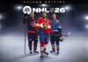 The Tkachuk family—Matthew, Brady, and Keith—on the official cover of the EA Sports NHL 26 video game
