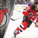 Jack Hughes in full flight for the New Jersey Devils, 2025-26 season point projection.