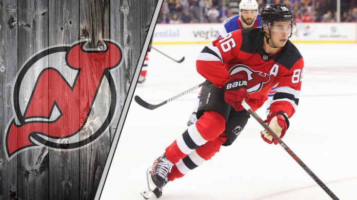 Decoding Jack Hughes' Offensive Potential for 2025-26 Jack Hughes in full flight for the New Jersey Devils, 2025-26 season point projection.