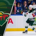 Minnesota Wild forward Matt Boldy skating, anticipating his point potential for the 2025-26 NHL season.