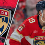 Florida Panthers forward Matthew Tkachuk skating on the ice during a game, highlighting the latest news about his injury and LTIR status.