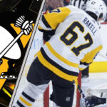 Rickard Rakell in Pittsburgh Penguins jersey, looking focused, 2025-26 season