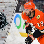 2 Contenders Linked to Free Agent Robby Fabbri Robby Fabbri in his Anaheim Ducks jersey, skating iwth the puck during a game, amidst recent NHL trade and free agent rumors