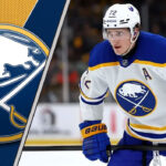 Tage Thompson Point Projections 2025-26: Expert Insight & Predictions Tage Thompson in action for the Buffalo Sabres, 2025-26 season prediction analysis.