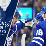 Toronto Maple Leafs Eyeing a Crafty Forward, But a Trade Must Come First Toronto Maple Leafs Nick Robertson and Calle Jarnkrok celebrating a goal