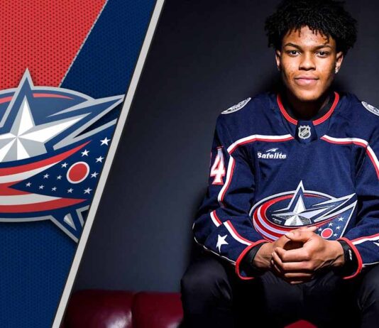 Top 5 Columbus Blue Jackets prospect, featuring Cayden Lindstrom ready for the 2025-26 NHL season