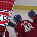 The Superstar Debate Tearing Montreal Apart: Lane Hutson vs. Ivan Demidov – Who’s Your Pick? A side-by-side image of Montreal Canadiens players Lane Hutson and Ivan Demidov looking determined on the ice.