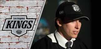 The 5 LA Kings Prospects Who Will Define the Team’s Future Top LA Kings prospect Liam Greentree talking to the media after being drafted