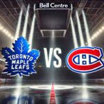Unveiling the Titans: Maple Leafs vs. Canadiens Preseason Showdown – How to Watch The Toronto Maple Leafs and Montreal Canadiens logos facing off on a sheet of ice.