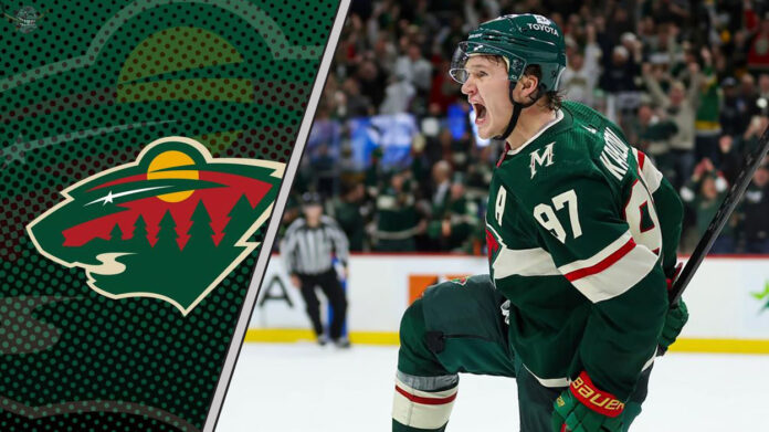 Minnesota Wild superstar Kirill Kaprizov celebrates a goal, showcasing the skill that has him on the verge of a historic contract extension.