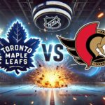 How to Watch the Toronto Maple Leafs vs. Ottawa Senators Preseason Game on TV Toronto Maple Leafs and Ottawa Senators logos clash with ‘Vs.’ between them in a spotlighted hockey arena.