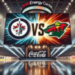 Winnipeg Jets and Minnesota Wild logos facing off hockey preseason matchup