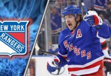 Artemi Panarin skates for the New York Rangers as his uncertain contract future and potential NHL trade rumors loom