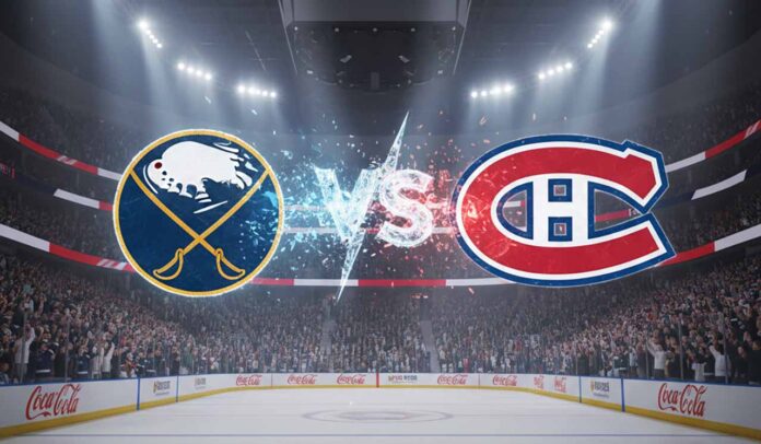 buffalo-sabres-montreal-canadiens-game-preview-2025 Buffalo Sabres vs Montreal Canadiens faceoff at Bell Centre October 20, 2025