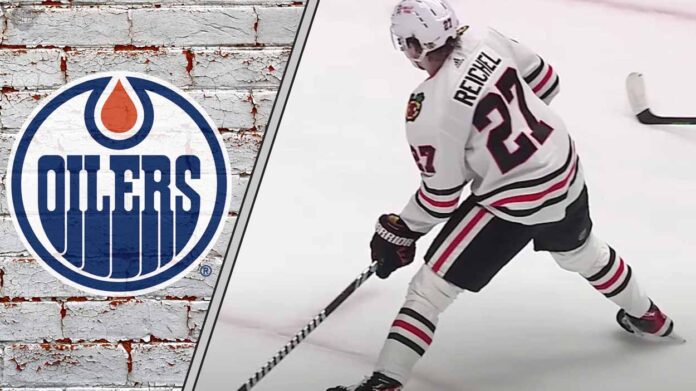 edmonton-oilers-lukas-reichel-trade-rumors-2025 Chicago Blackhawks forward Lukas Reichel trade rumors linked to Edmonton Oilers