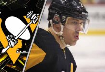 Pittsburgh Penguins center Evgeni Malkin skates during an NHL game, representing his long and storied career with the franchise.