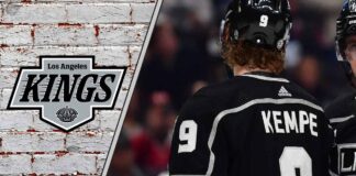 The Adrian Kempe Dilemma: Can the Los Angeles Kings Afford to Keep Their Star? Los Angeles Kings forward Adrian Kempe celebrating a goal on the ice at Crypto.com Arena.