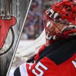 The New Jersey Devils High-Stakes Gamble on Jacob Markstrom ew Jersey Devils goalie Jacob Markstrom in action, making a save during an NHL game.