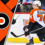 The Crossroads of Contention: Analyzing the Owen Tippett Trade Rumors and the Philadelphia Flyers’ Future Philadelphia Flyers forward Owen Tippett celebtrate a goal during an NHL game, with NHL trade rumors swirling around his future with the team.
