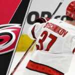 Is Andrei Svechnikov Done in Carolina? Inside the “Monster” Trade Price Andrei Svechnikov of the Carolina Hurricanes celebrating a goal during an NHL game 2025.