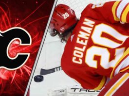 The Real Trade Asset: Why Blake Coleman is the Calgary Flames Forward GMs Actually Want Calgary Flames forward Blake Coleman skates during an NHL game, drawing trade interest from rival teams.