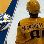 Nashville Predators, Jonathan Marchessault trade possibility: what it means for Nashville and Marchessault’s value. Jonathan Marchessault wearing a Nashville Predators jersey on the ice in 2025