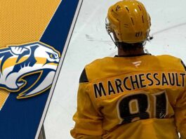 Nashville Predators, Jonathan Marchessault trade possibility: what it means for Nashville and Marchessault’s value. Jonathan Marchessault wearing a Nashville Predators jersey on the ice in 2025