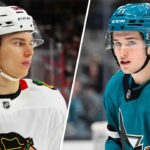 The New Guard: Why Connor Bedard and Macklin Celebrini Have Finally Taken Over the NHL An image split showing Connor Bedard and Macklin Celebrini side-by-side in their respective NHL uniforms during the 2025-26 season.