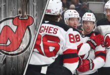 New Jersey Devils Defensive Scramble: 3 Trade Targets Emerge After Hamilton Injury New Jersey Devils players celebrating a win but will the team make a trade for a defenseman?