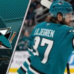 Timothy Liljegren Trade Rumors: 3 Teams Linked to the Sharks’ Blueliner San Jose Sharks defenseman Timothy Liljegren skates with the puck, depicted as a prime trade deadline target for several NHL teams.