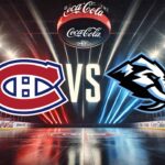 Will the Mammoth Upset the Habs? Utah vs Montreal Game Preview & TV Guide (Nov. 8) An ice-level view of the Utah Mammoth and Montreal Canadiens logos at center ice, ready for the face-off.
